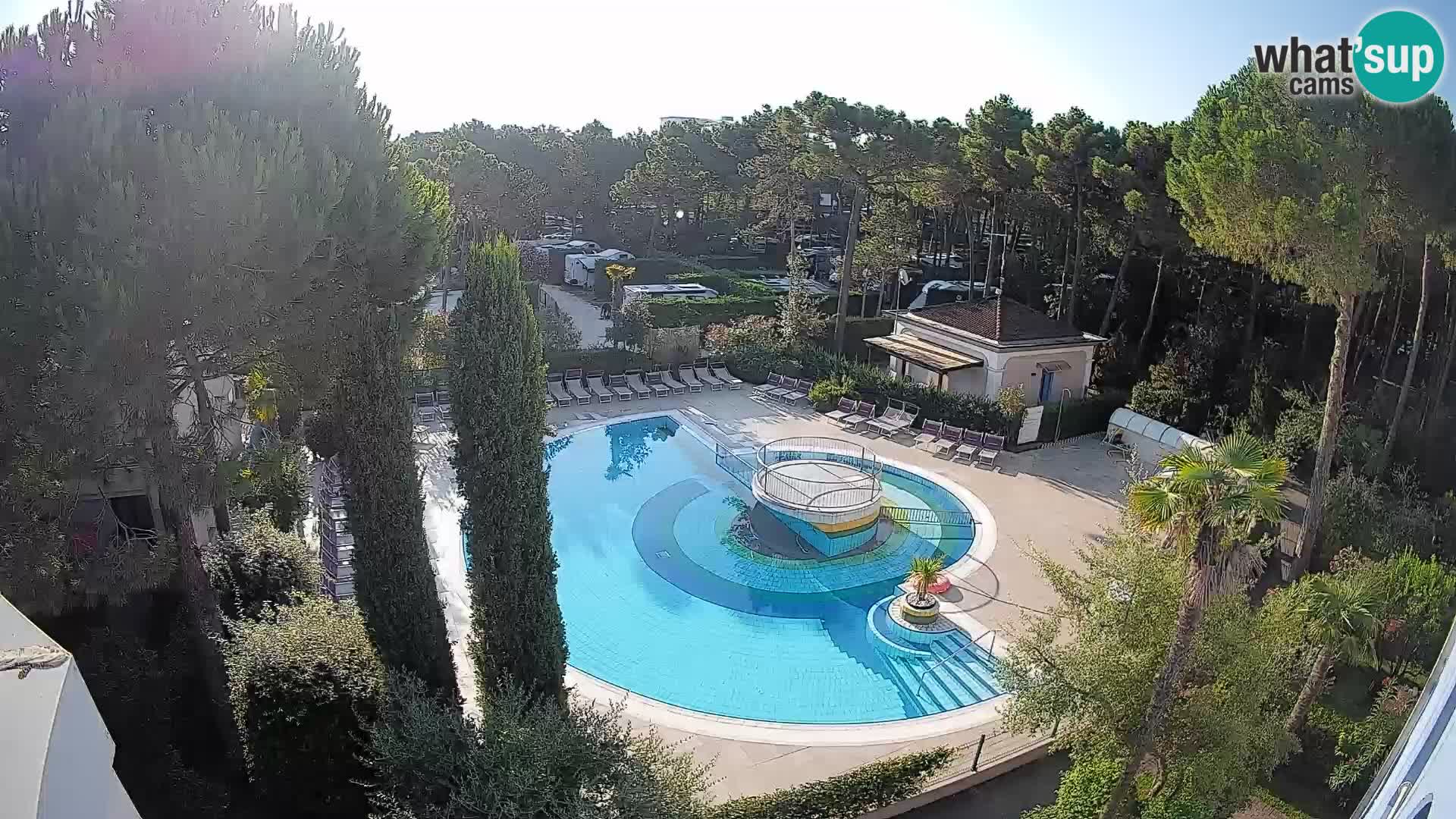 Piscina Villaggio Mare Blu EN VIVO webcam Bibione Pineda – Italia