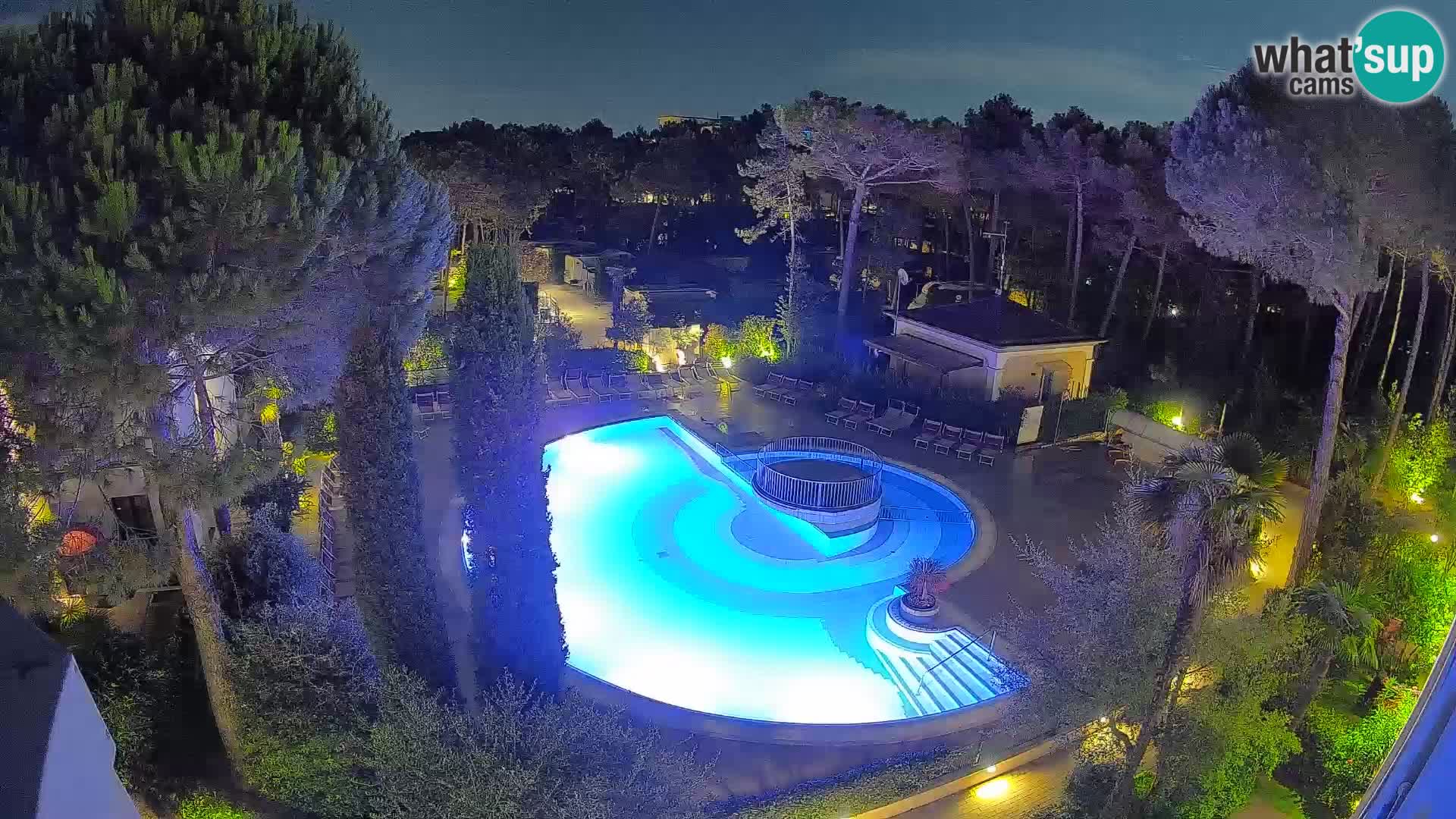 Villaggio Mare Blu pool LIVE webcam Bibione Pineda – Italy
