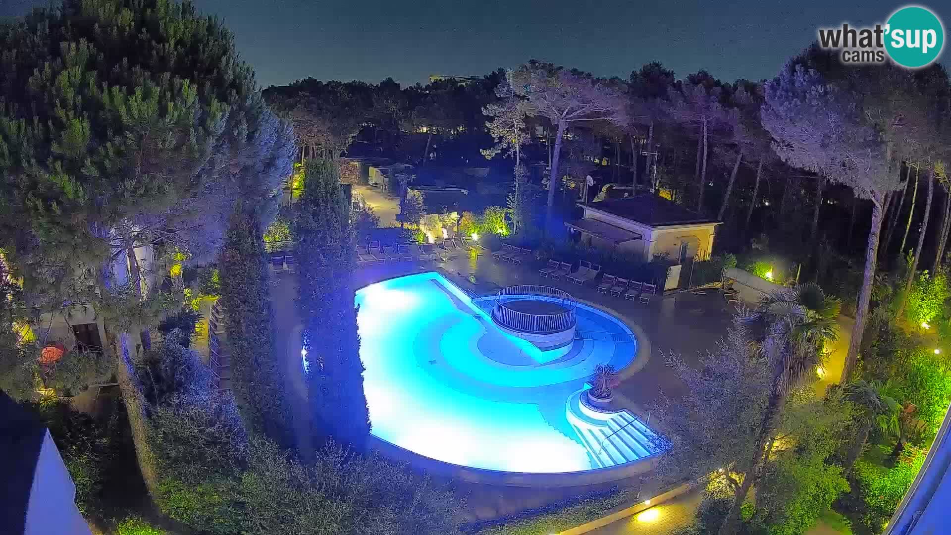 Piscina Villaggio Mare Blu webcam LIVE Bibione Pineda – Italia
