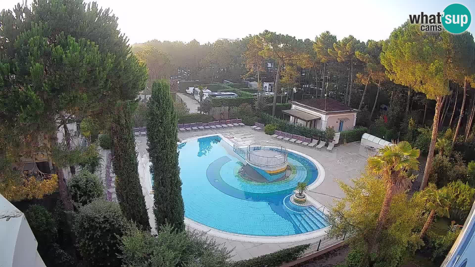 Villaggio Mare Blu pool LIVE webcam Bibione Pineda – Italy