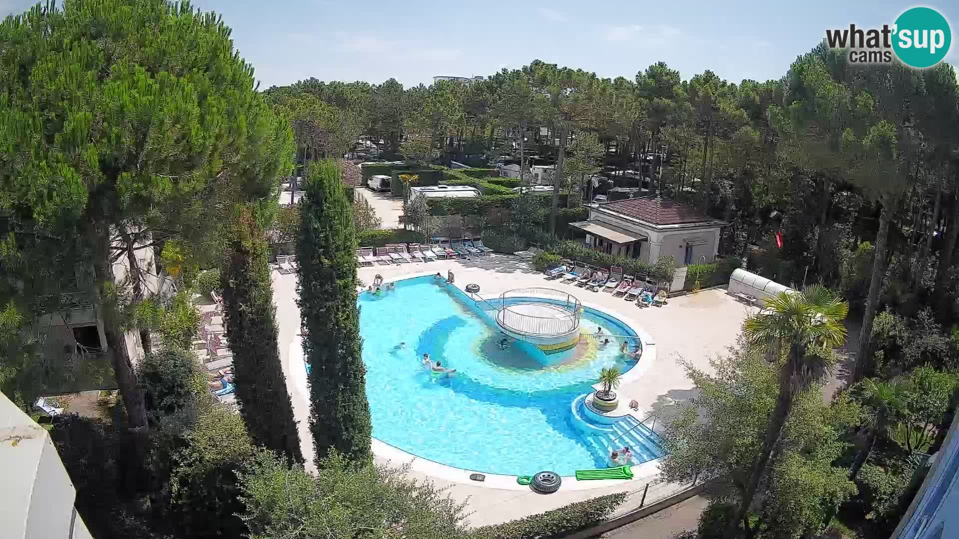 Villaggio Mare Blu pool LIVE webcam Bibione Pineda – Italy