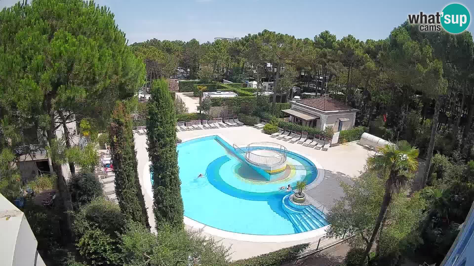 Villaggio Mare Blu pool LIVE webcam Bibione Pineda – Italy