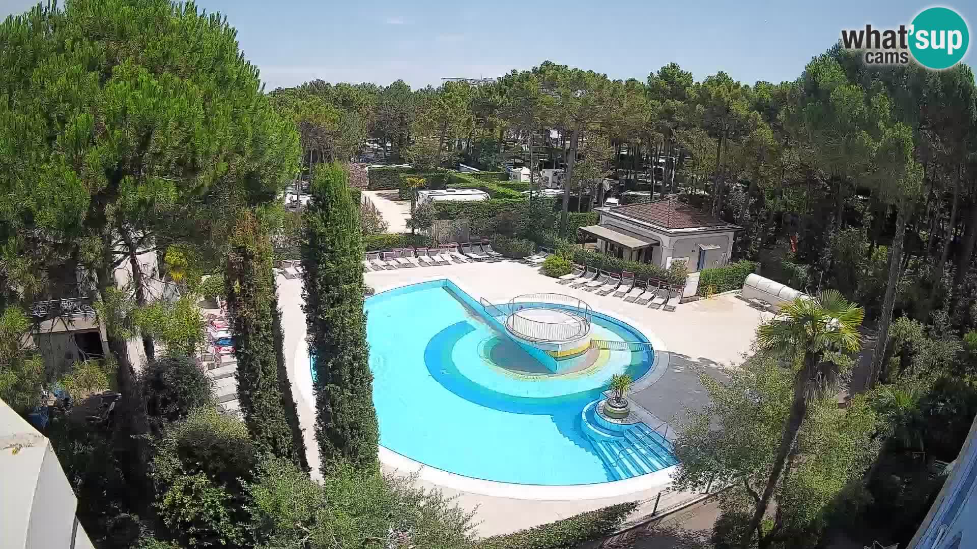 Villaggio Mare Blu pool LIVE webcam Bibione Pineda – Italy