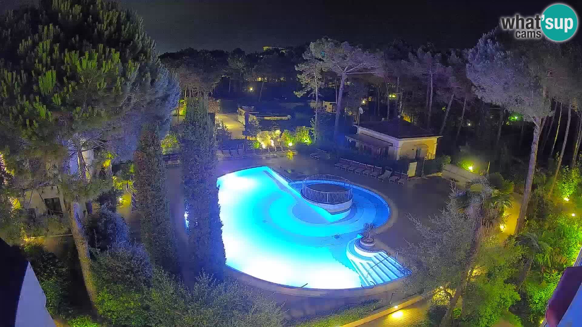 Villaggio Mare Blu pool LIVE webcam Bibione Pineda – Italy