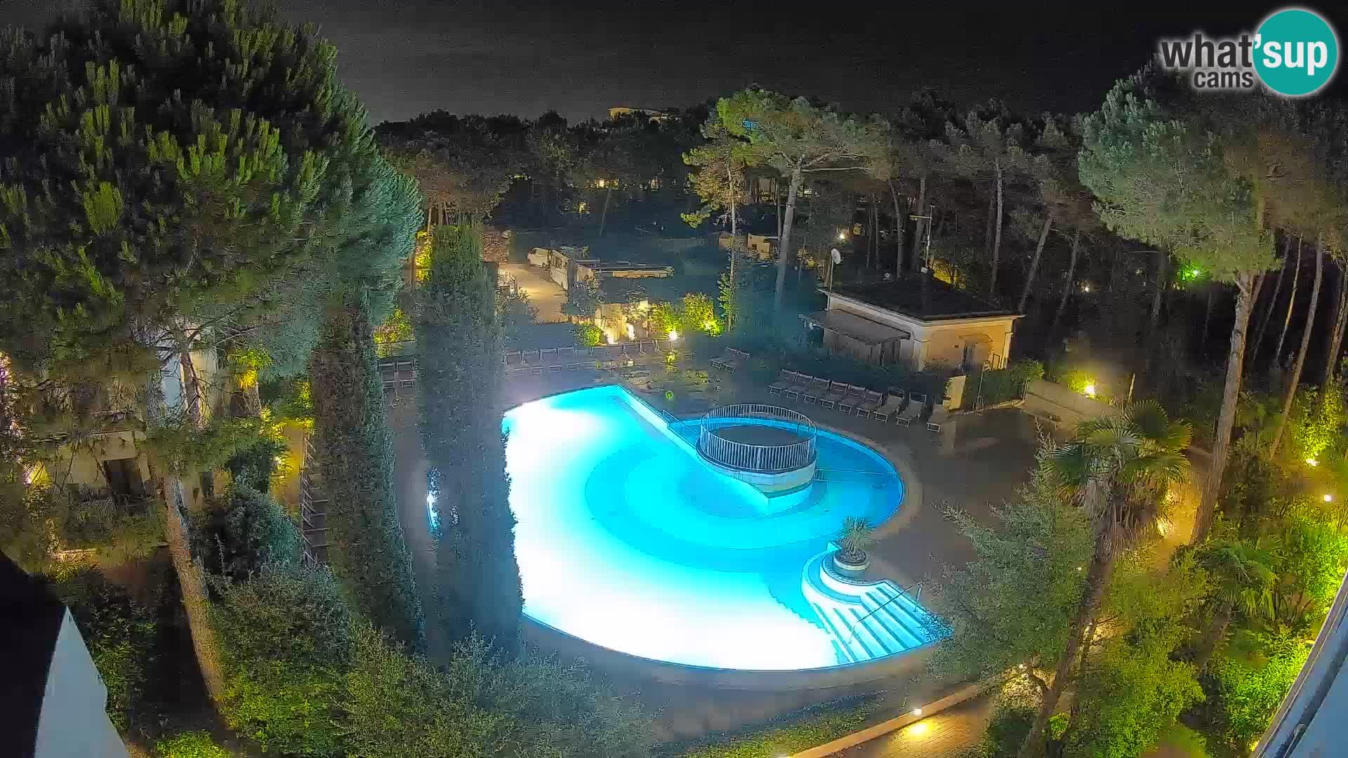 Villaggio Mare Blu pool LIVE webcam Bibione Pineda – Italy