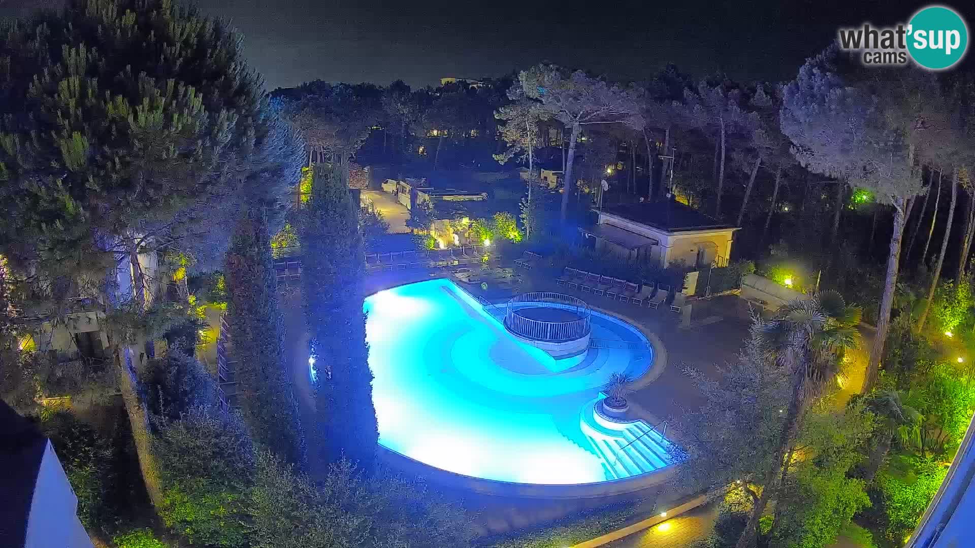 Villaggio Mare Blu piscine LIVE webcam Bibione Pineda – Italie