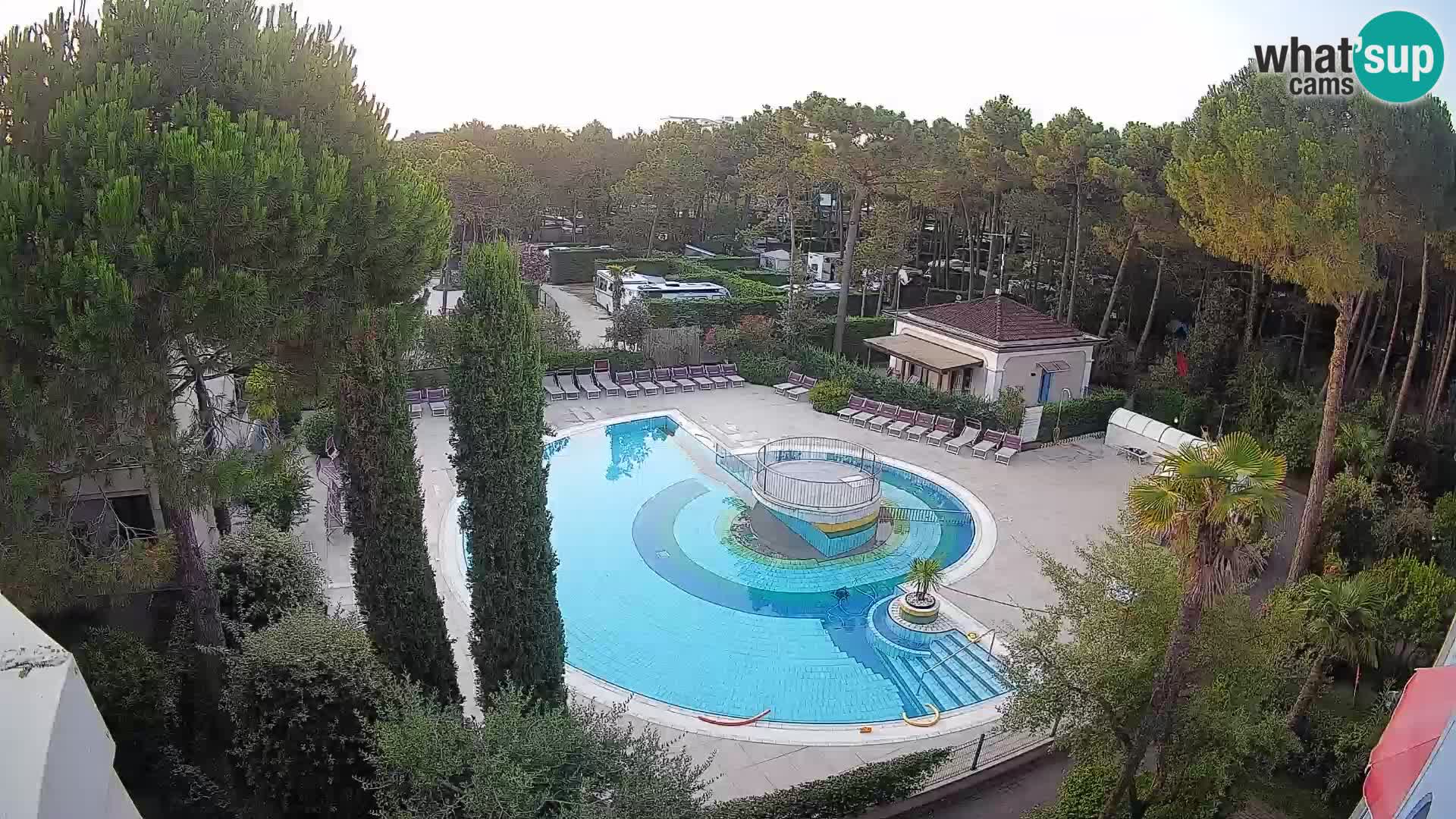 Piscina Villaggio Mare Blu EN VIVO webcam Bibione Pineda – Italia