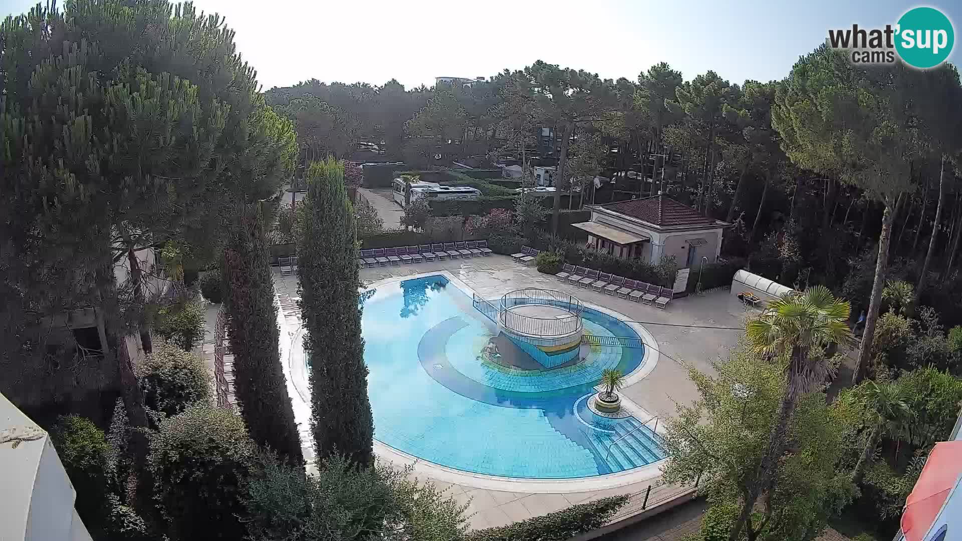 Piscina Villaggio Mare Blu EN VIVO webcam Bibione Pineda – Italia
