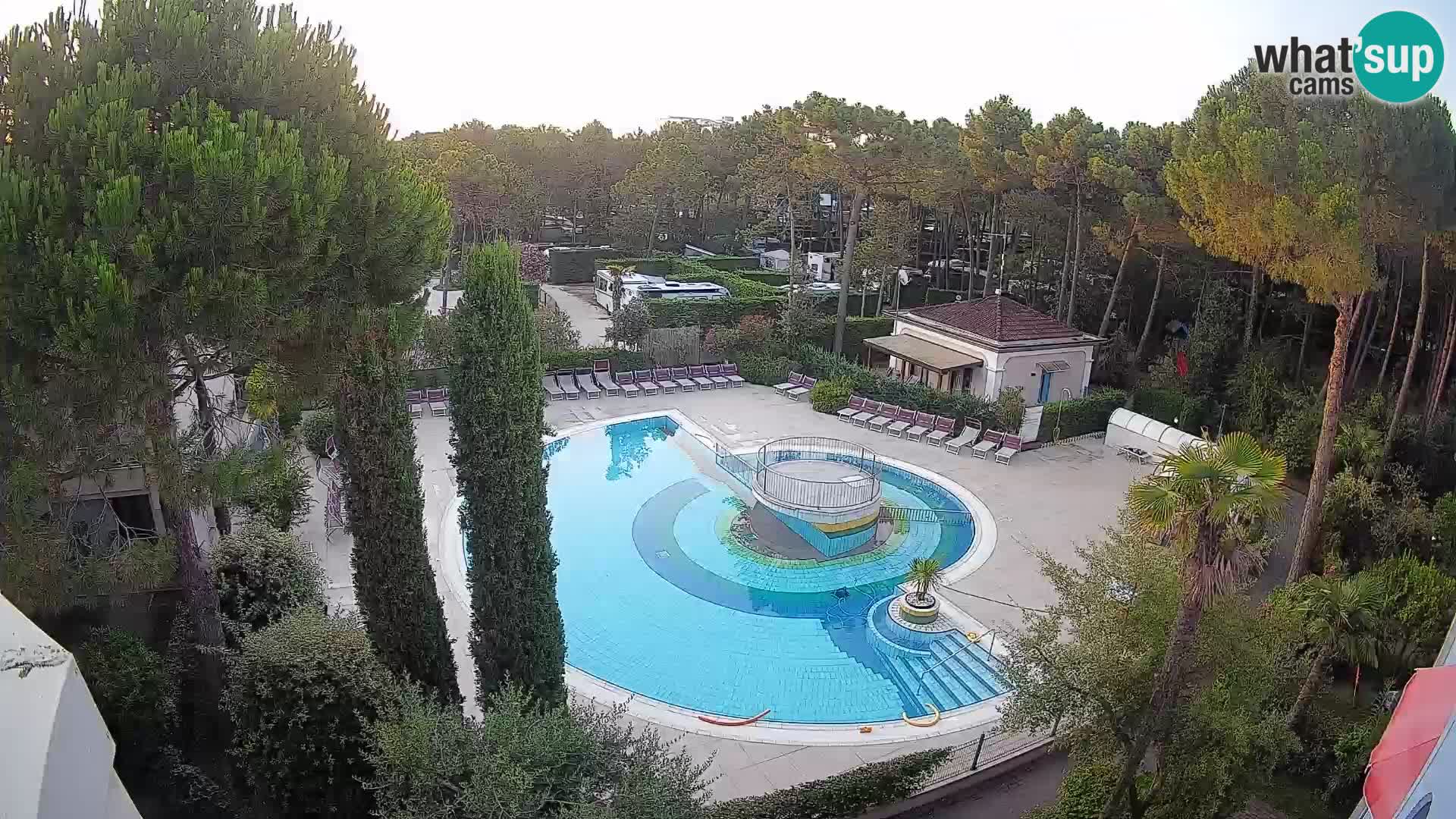 Villaggio Mare Blu piscine LIVE webcam Bibione Pineda – Italie