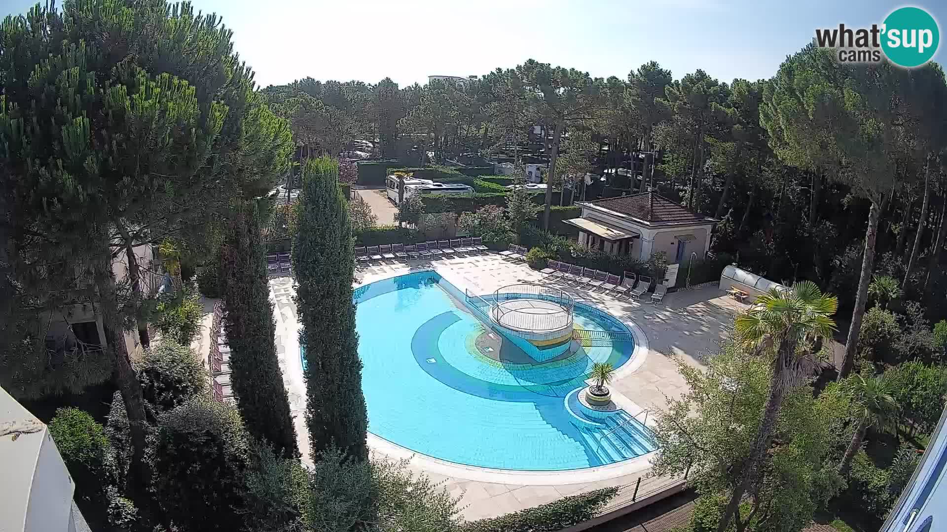 Piscina Villaggio Mare Blu EN VIVO webcam Bibione Pineda – Italia