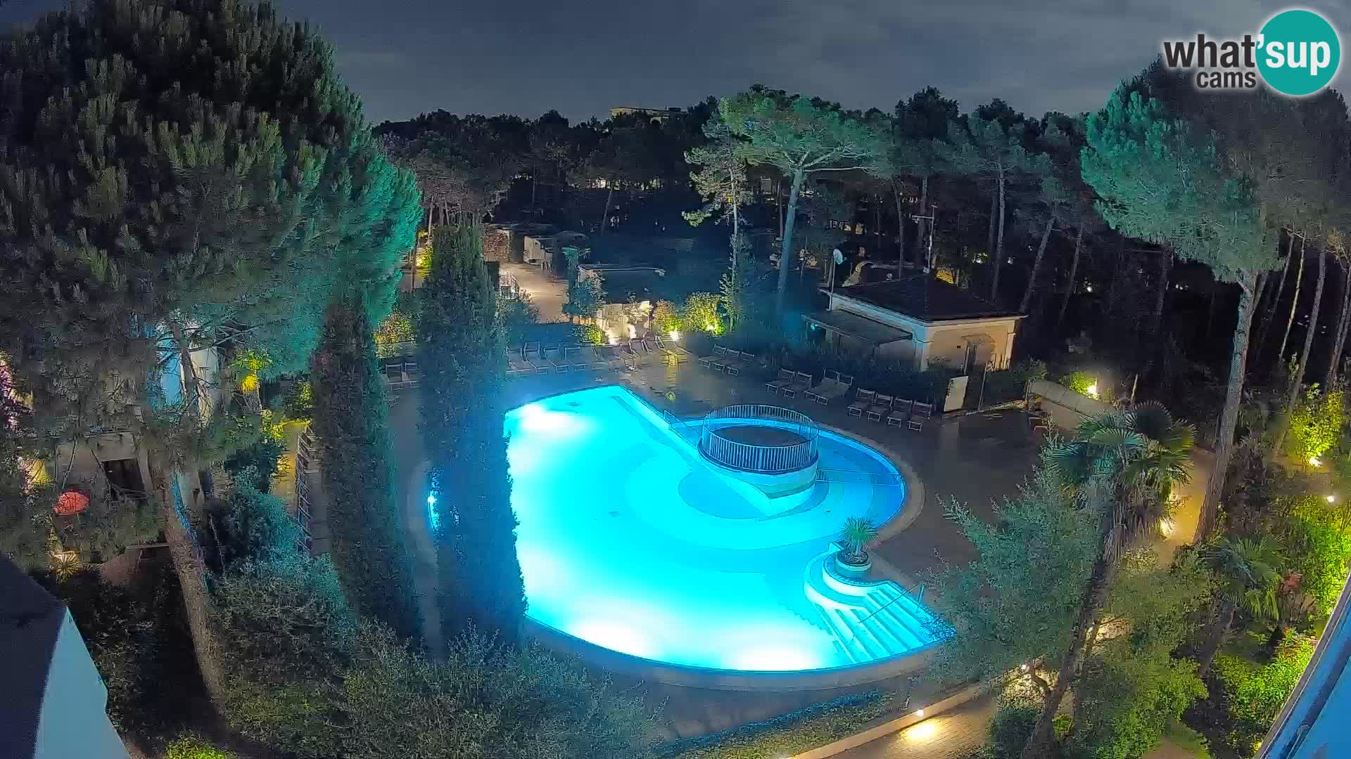 Villaggio Mare Blu pool LIVE webcam Bibione Pineda – Italy