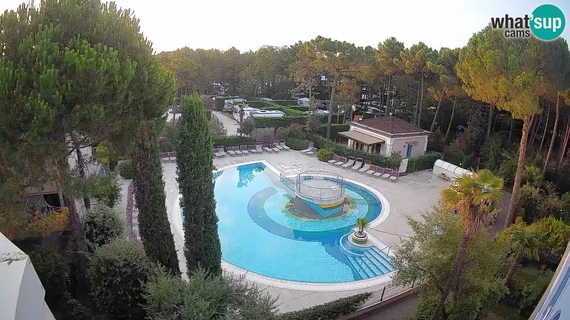 Villaggio Mare Blu pool LIVE webcam Bibione Pineda – Italy