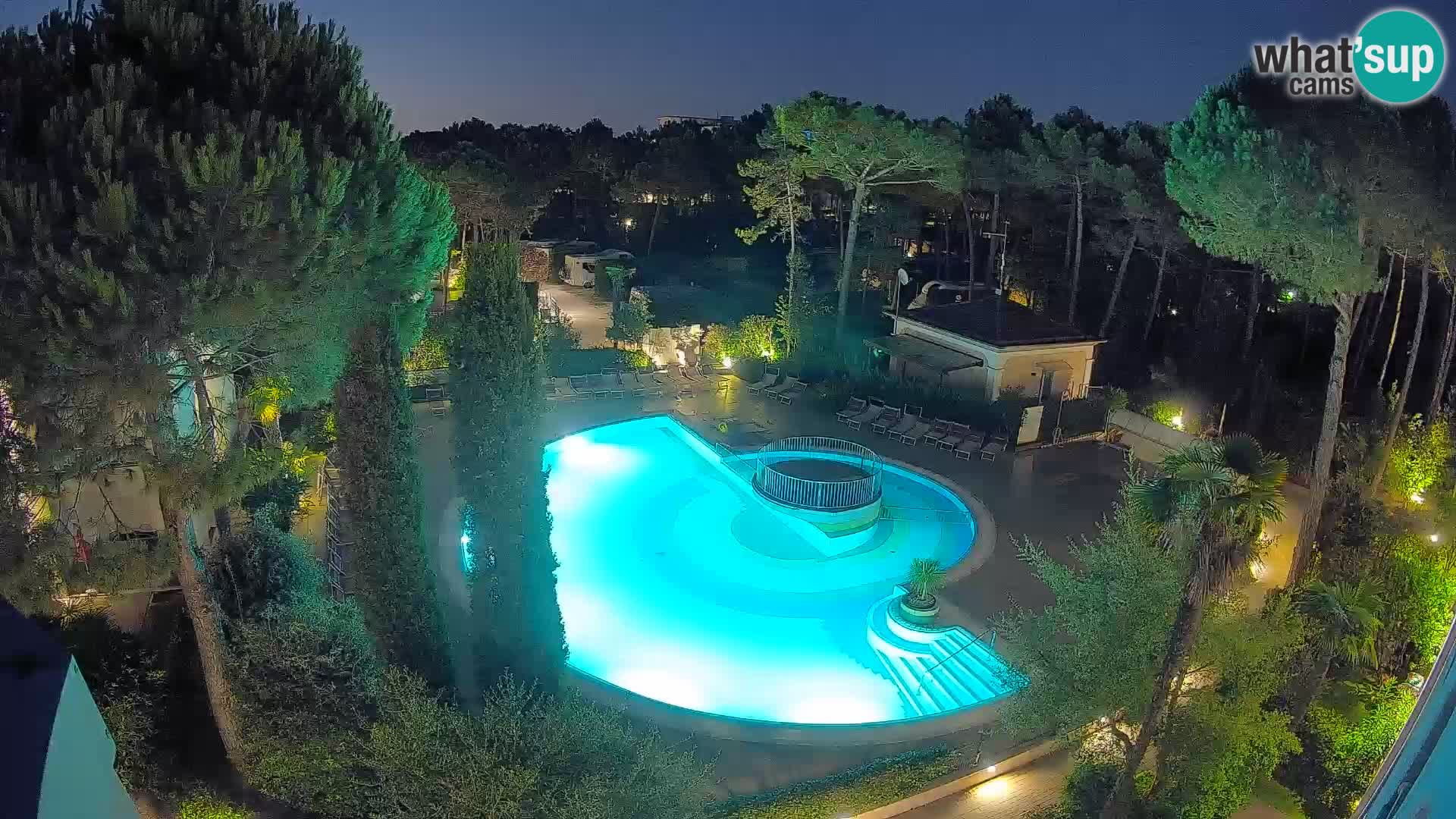 Piscina Villaggio Mare Blu webcam LIVE Bibione Pineda – Italia