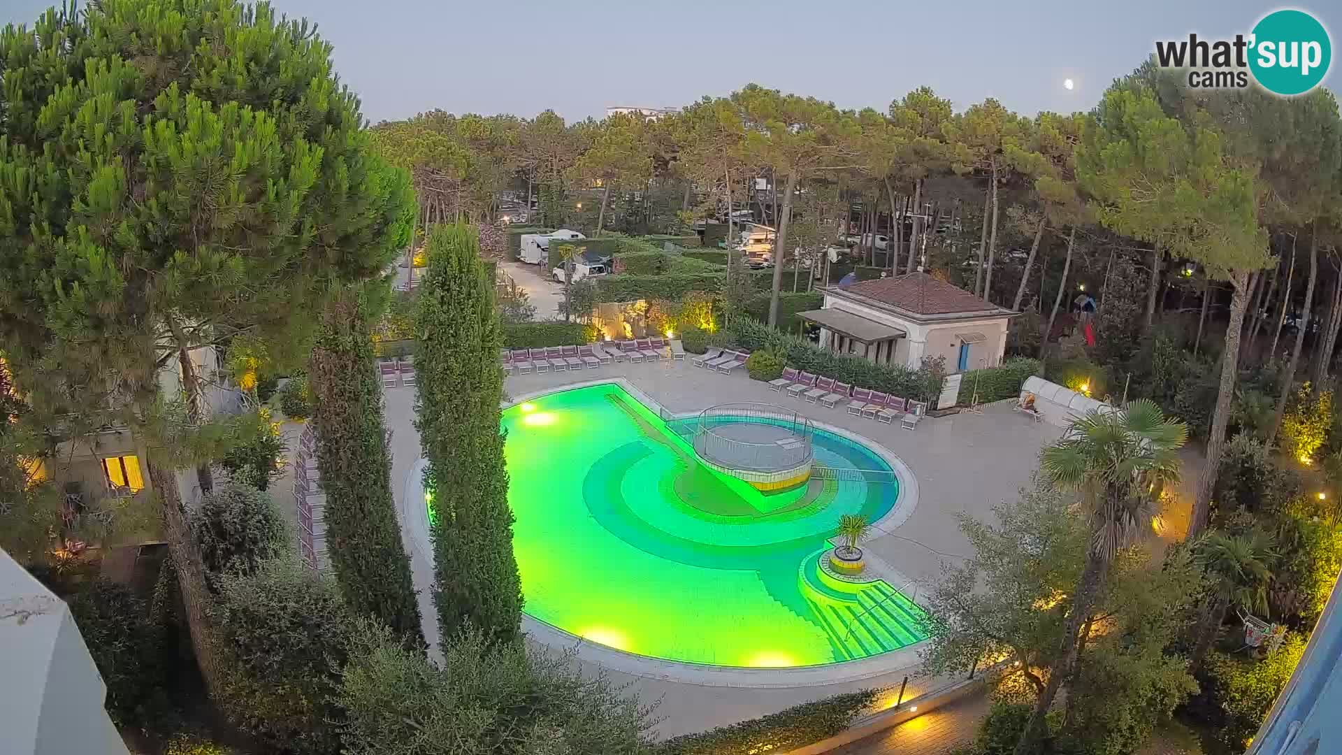 Piscina Villaggio Mare Blu webcam LIVE Bibione Pineda – Italia