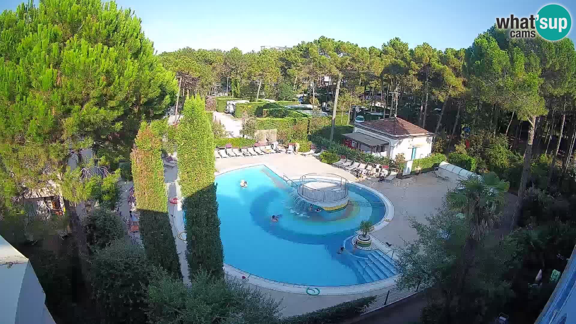 Piscina Villaggio Mare Blu EN VIVO webcam Bibione Pineda – Italia