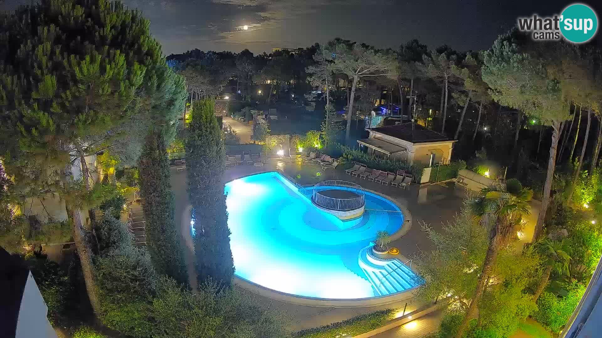 Piscina Villaggio Mare Blu webcam LIVE Bibione Pineda – Italia