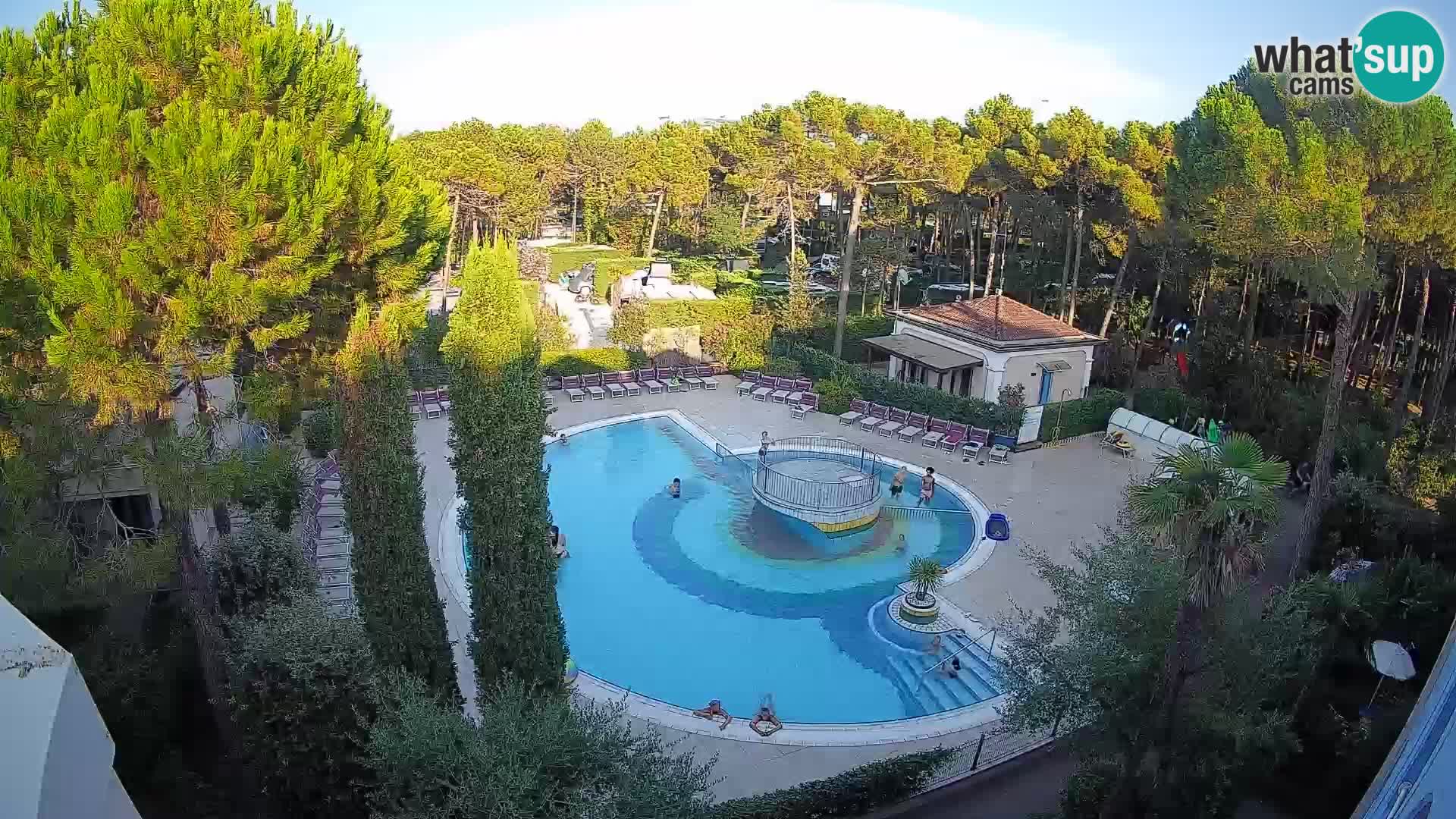 Villaggio Mare Blu piscine LIVE webcam Bibione Pineda – Italie