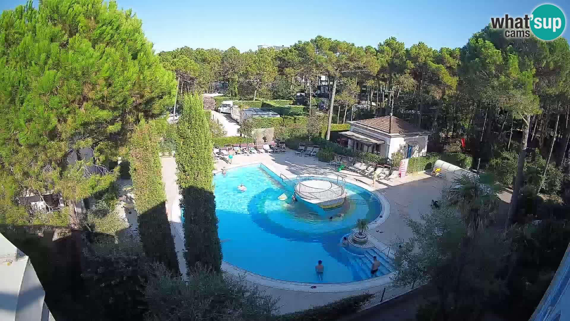 Villaggio Mare Blu piscine LIVE webcam Bibione Pineda – Italie