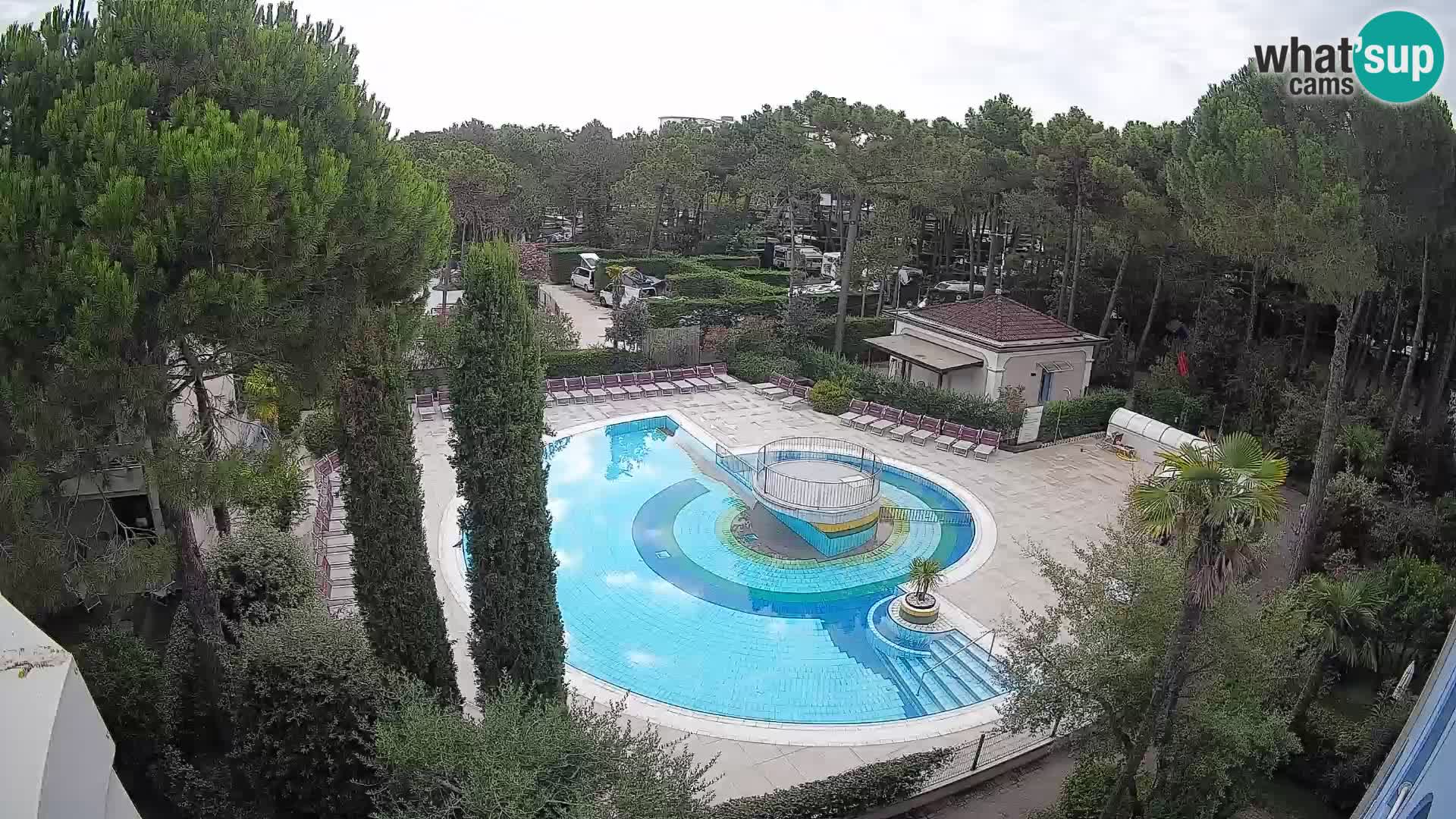 Piscina Villaggio Mare Blu webcam LIVE Bibione Pineda – Italia