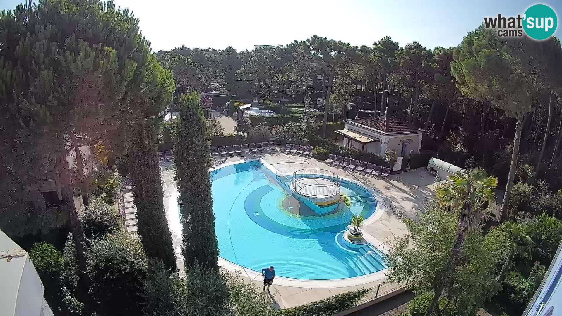 Villaggio Mare Blu piscine LIVE webcam Bibione Pineda – Italie
