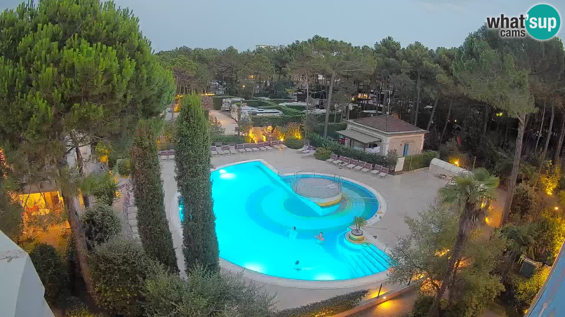 Villaggio Mare Blu piscine LIVE webcam Bibione Pineda – Italie