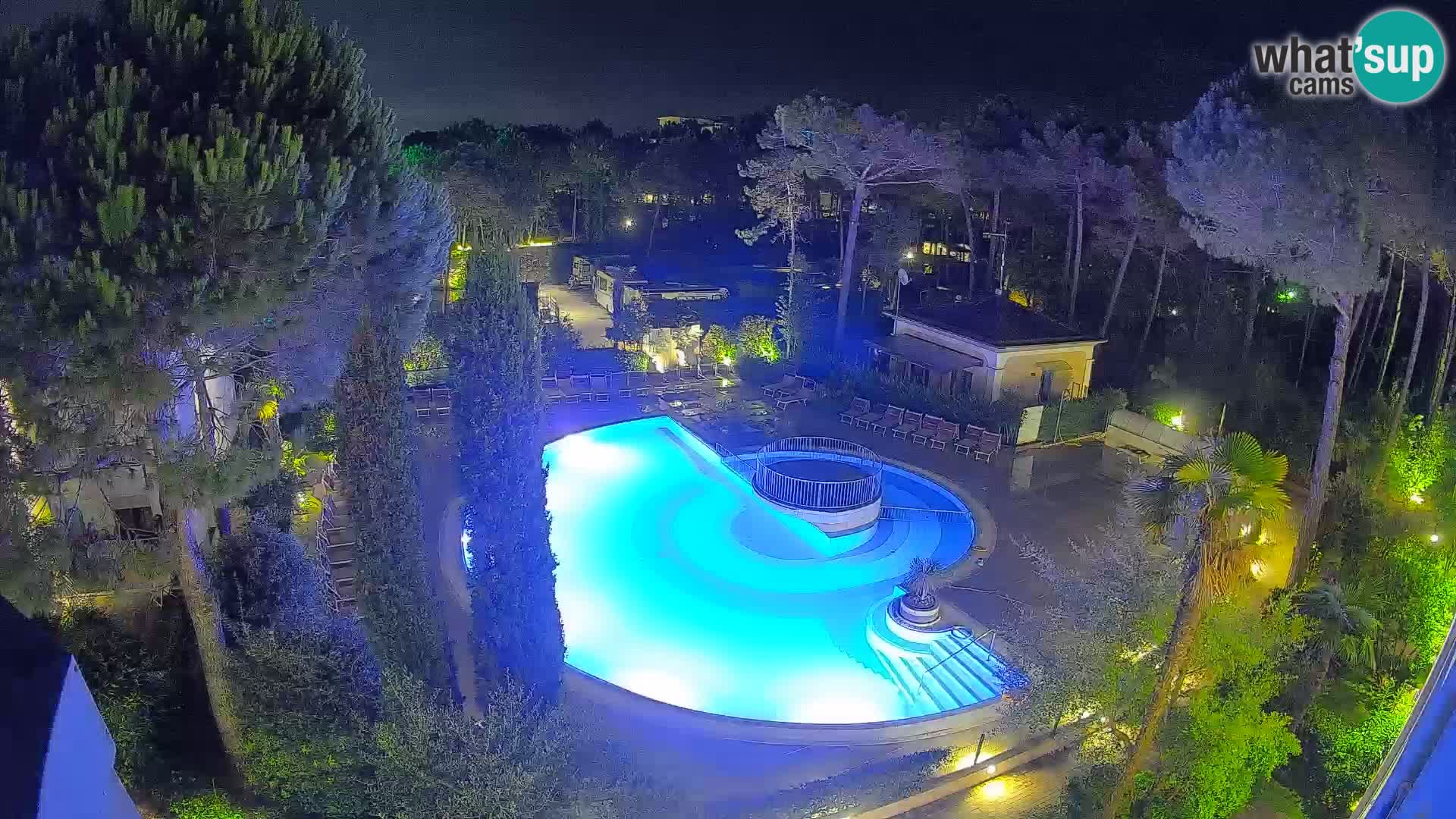 Piscina Villaggio Mare Blu webcam LIVE Bibione Pineda – Italia