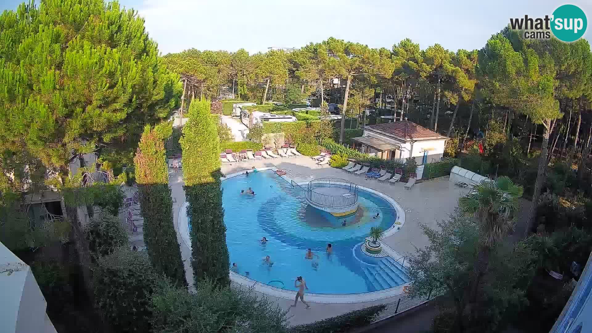 Villaggio Mare Blu piscine LIVE webcam Bibione Pineda – Italie