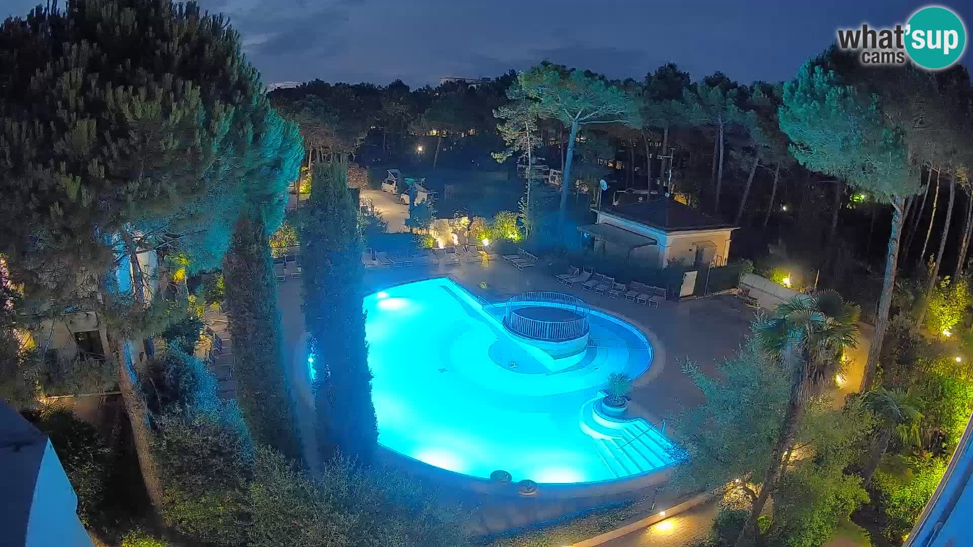 Villaggio Mare Blu piscine LIVE webcam Bibione Pineda – Italie