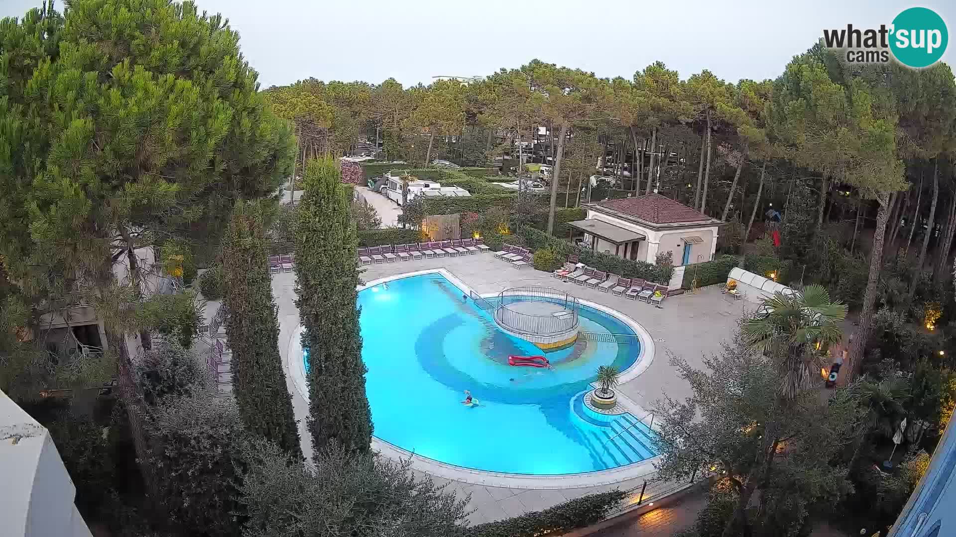 Villaggio Mare Blu piscine LIVE webcam Bibione Pineda – Italie