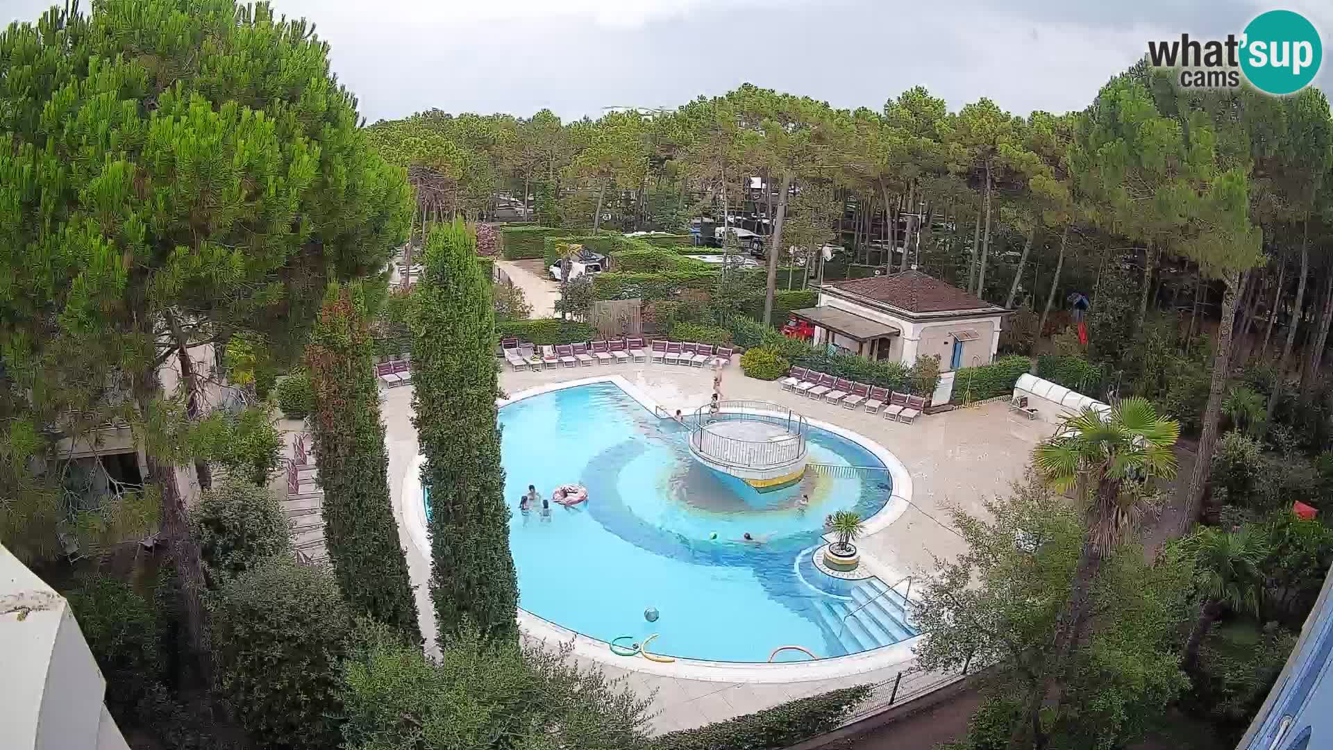 Villaggio Mare Blu Pool LIVE-Webcam Bibione Pineda – Italien