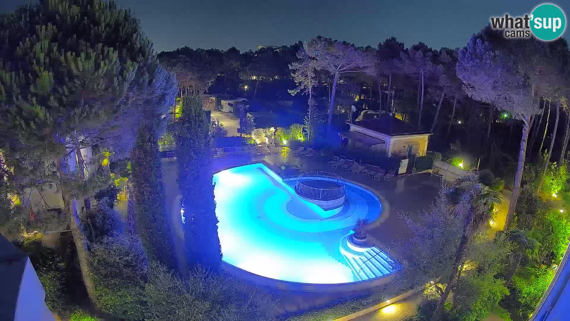 Piscina Villaggio Mare Blu EN VIVO webcam Bibione Pineda – Italia