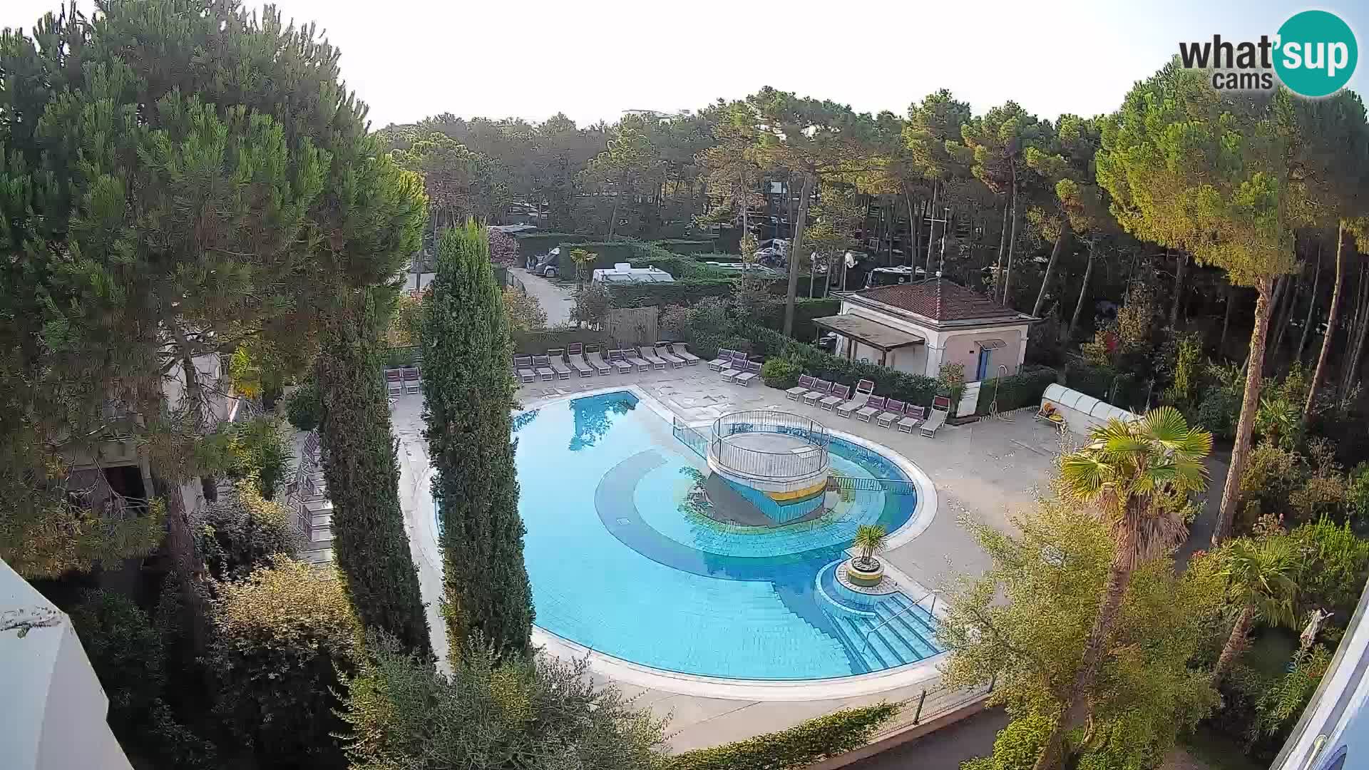 Villaggio Mare Blu pool LIVE webcam Bibione Pineda – Italy