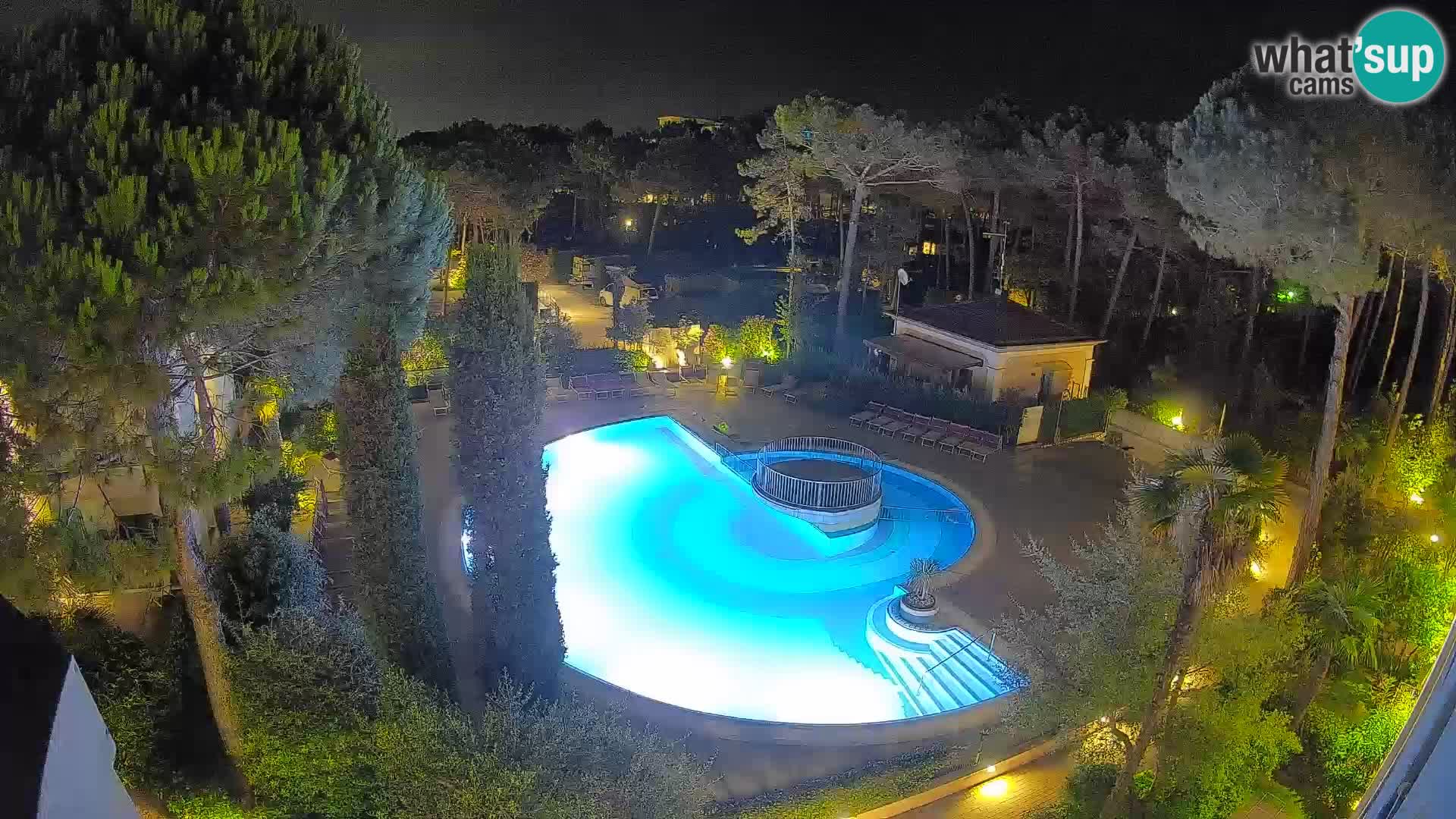 Piscina Villaggio Mare Blu webcam LIVE Bibione Pineda – Italia