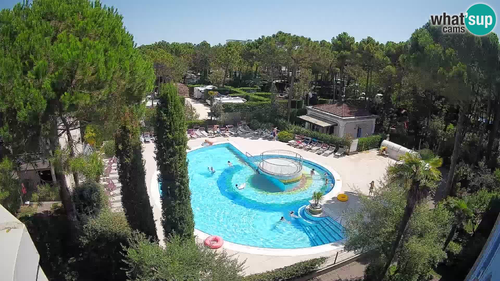 Villaggio Mare Blu piscine LIVE webcam Bibione Pineda – Italie