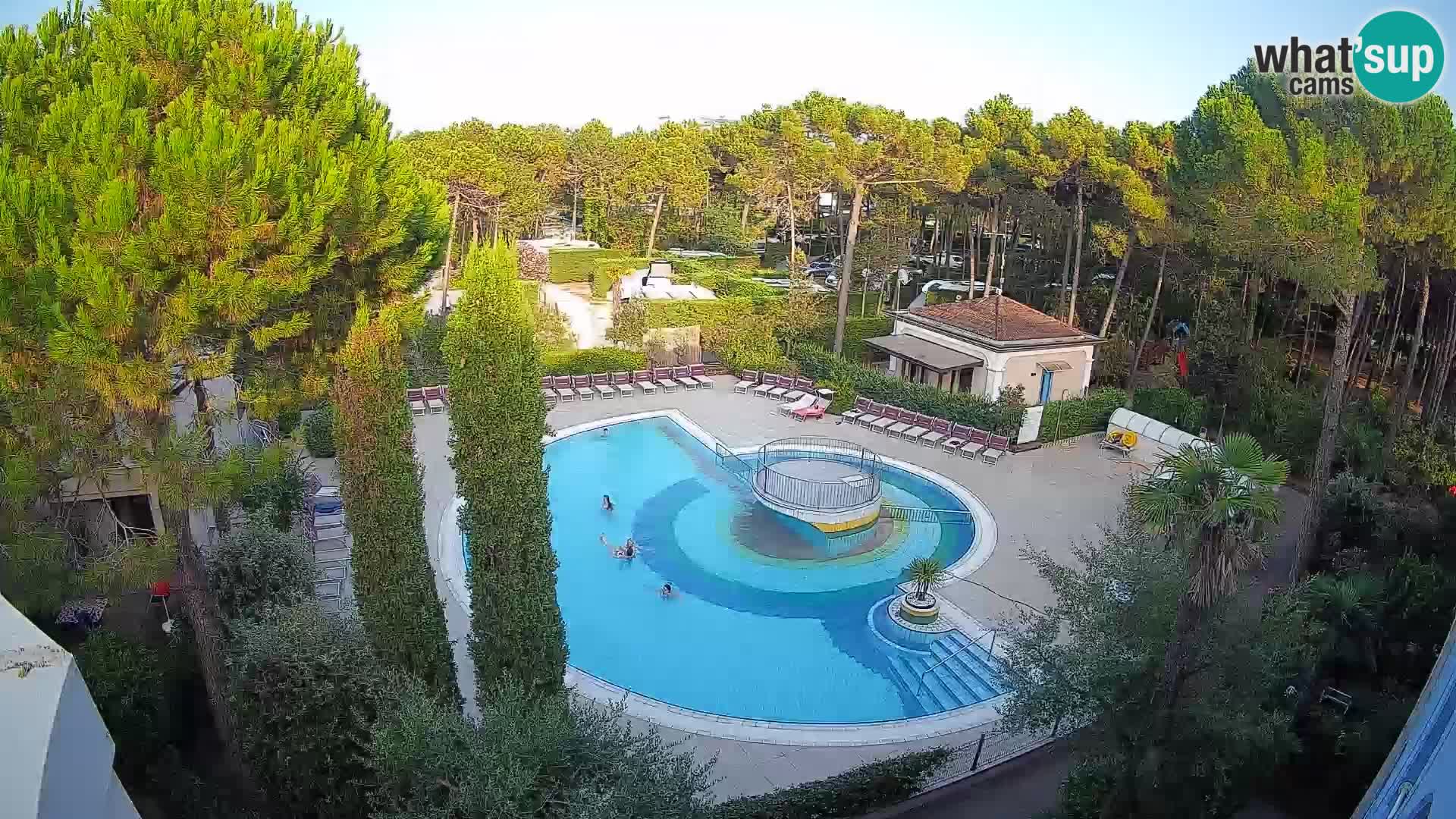 Villaggio Mare Blu piscine LIVE webcam Bibione Pineda – Italie