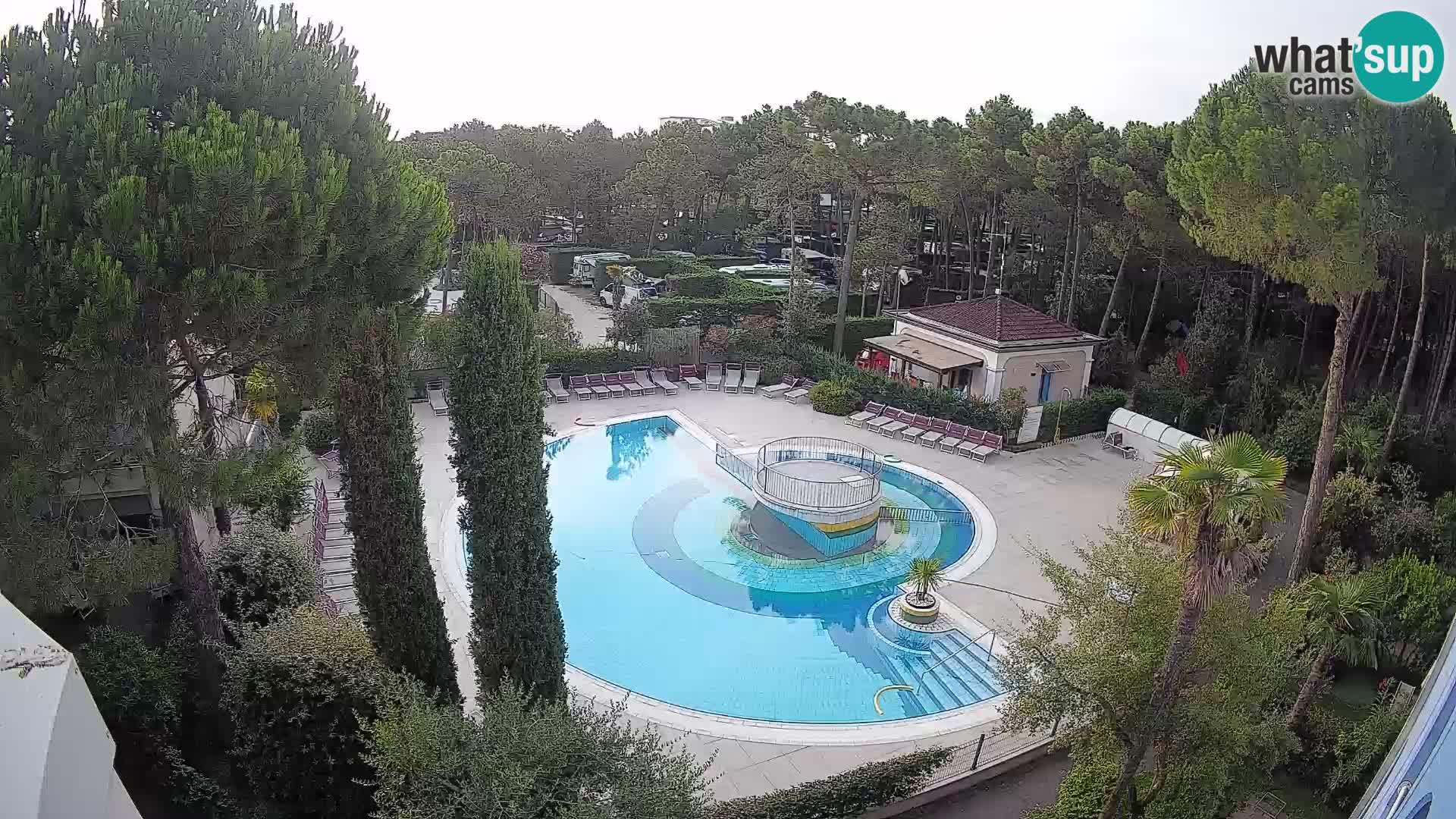 Piscina Villaggio Mare Blu webcam LIVE Bibione Pineda – Italia
