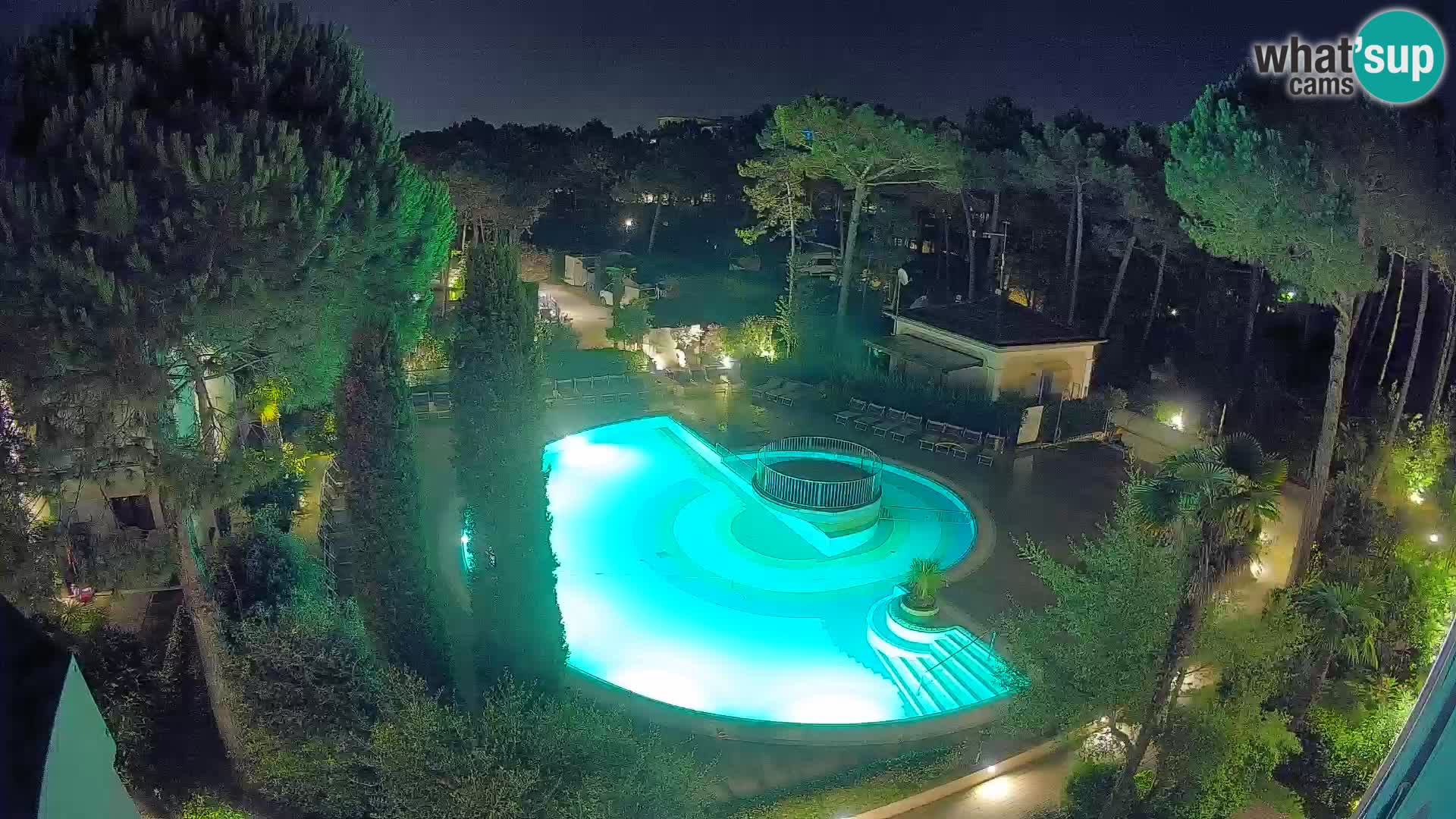Piscina Villaggio Mare Blu webcam LIVE Bibione Pineda – Italia