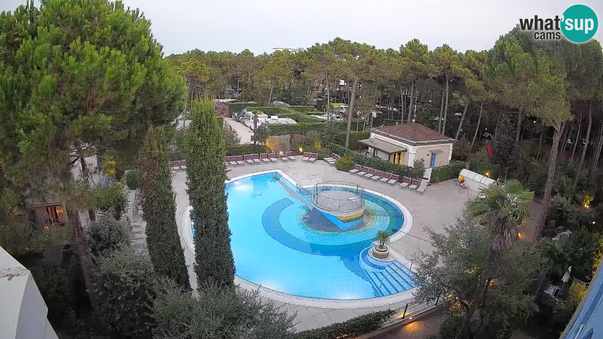 Villaggio Mare Blu pool LIVE webcam Bibione Pineda – Italy