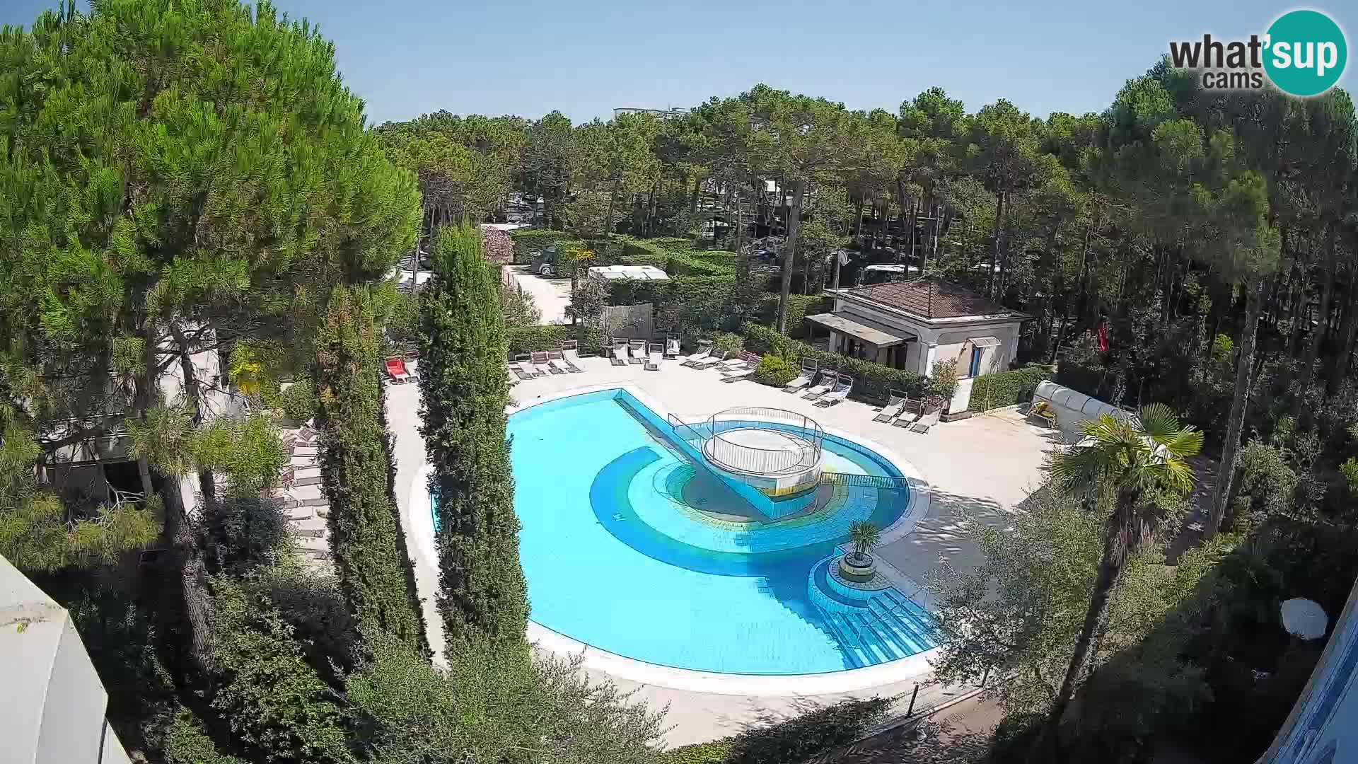 Villaggio Mare Blu pool LIVE webcam Bibione Pineda – Italy