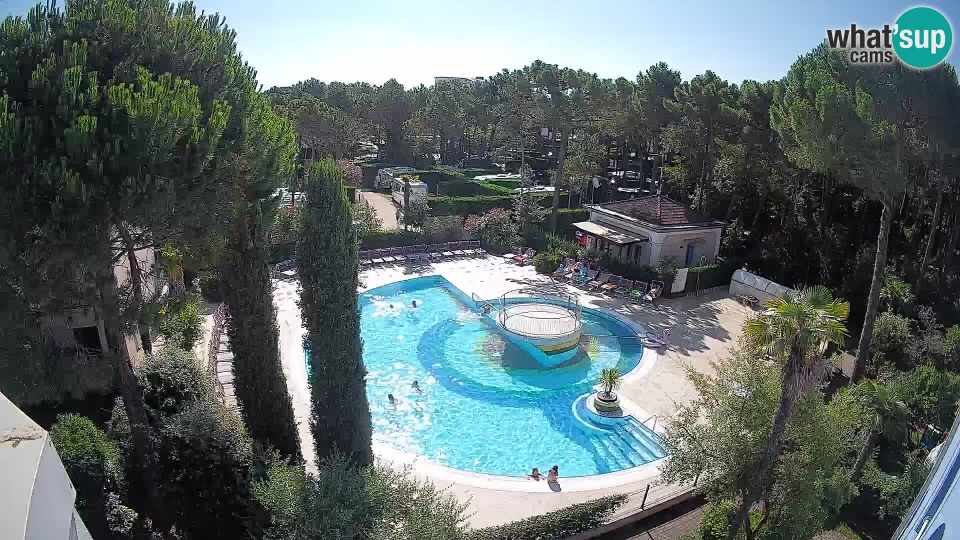 Villaggio Mare Blu pool LIVE webcam Bibione Pineda – Italy