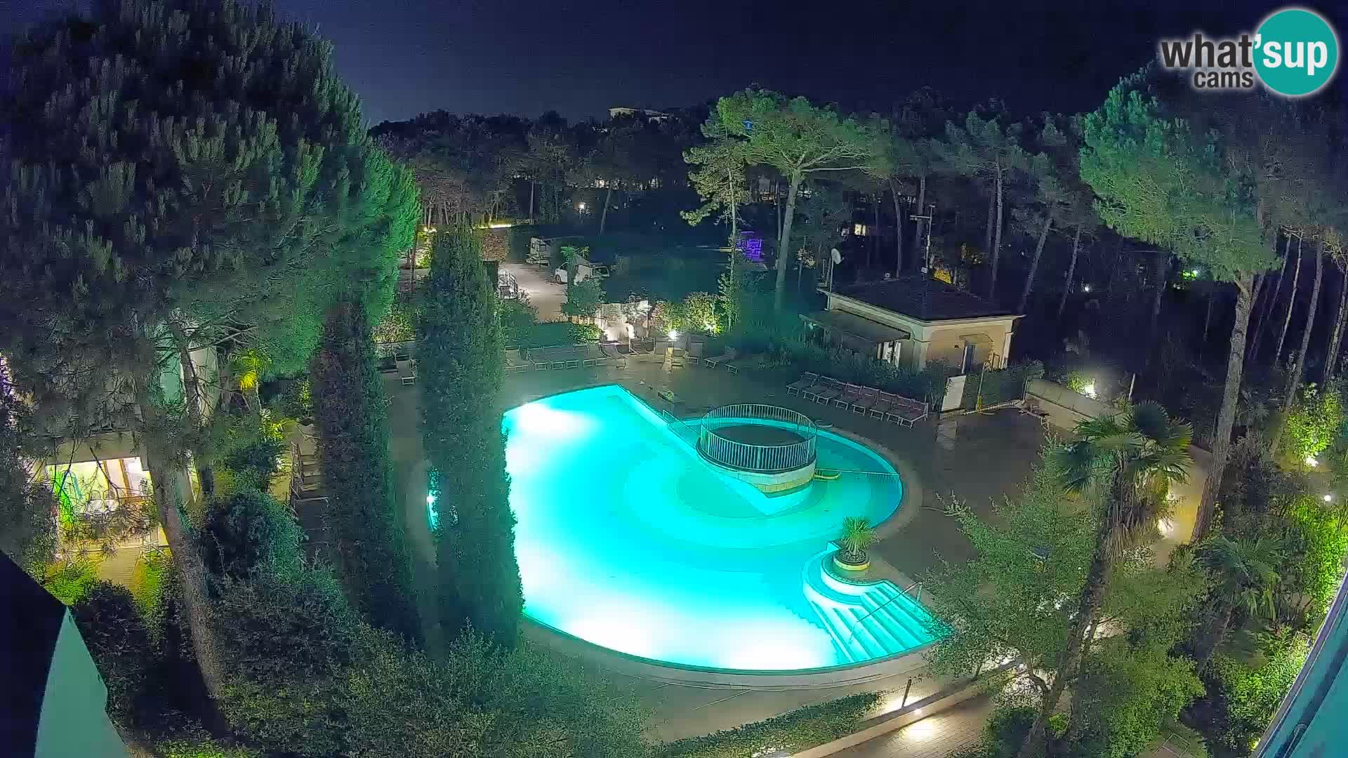 Piscina Villaggio Mare Blu webcam LIVE Bibione Pineda – Italia