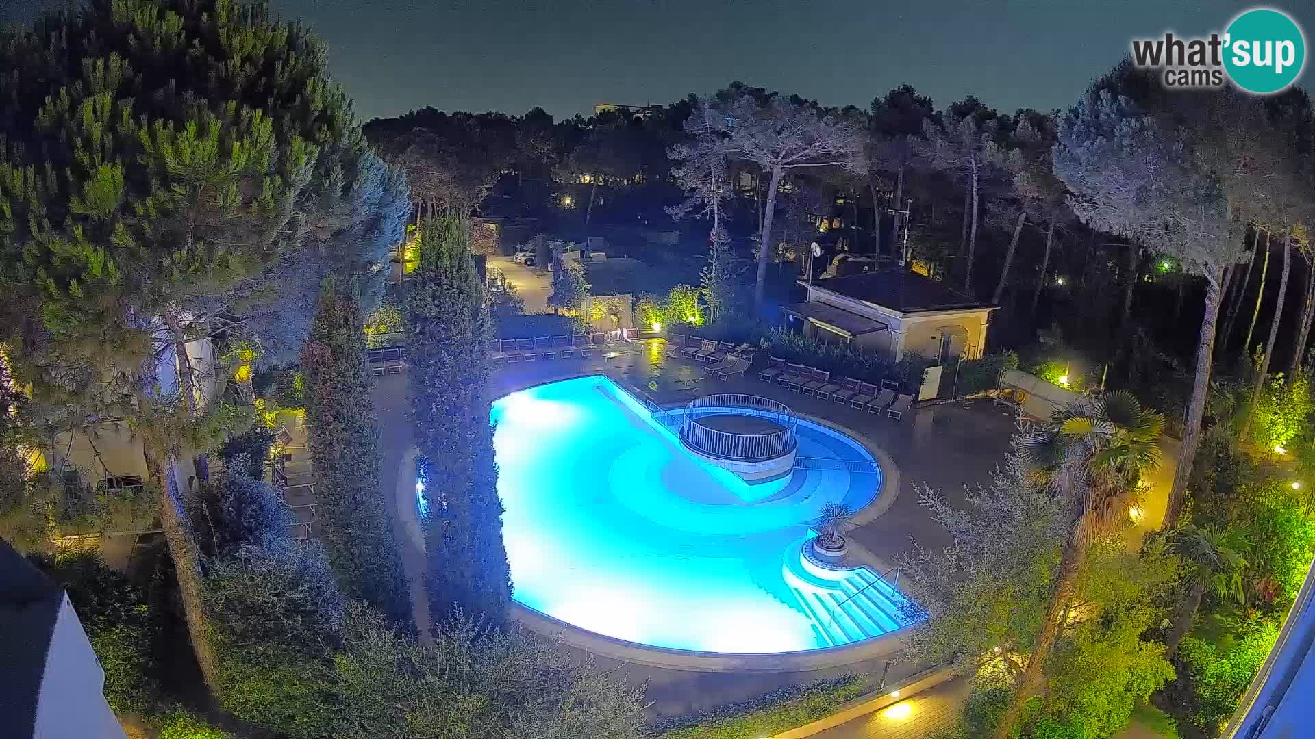 Villaggio Mare Blu piscine LIVE webcam Bibione Pineda – Italie