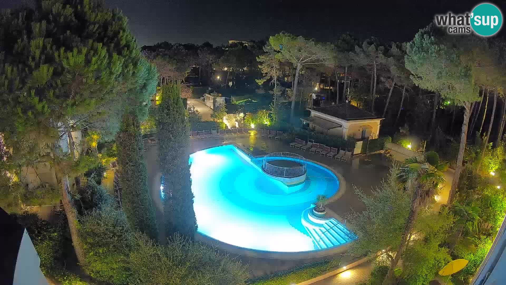 Villaggio Mare Blu pool LIVE webcam Bibione Pineda – Italy