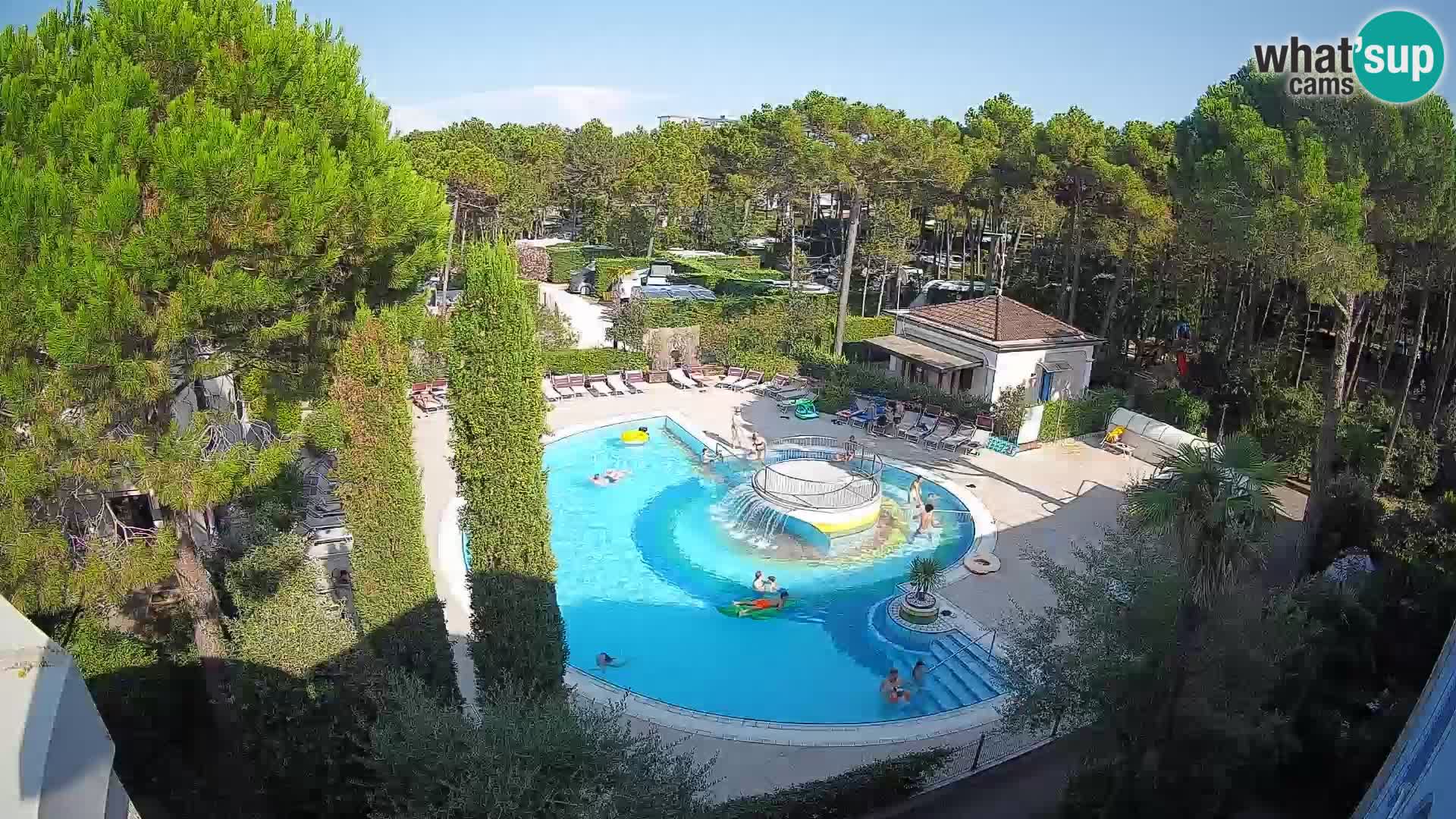 Piscina Villaggio Mare Blu webcam LIVE Bibione Pineda – Italia
