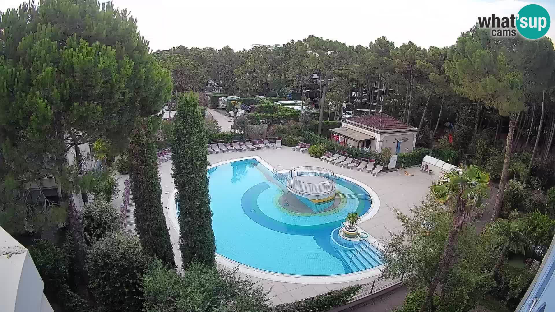 Piscina Villaggio Mare Blu webcam LIVE Bibione Pineda – Italia