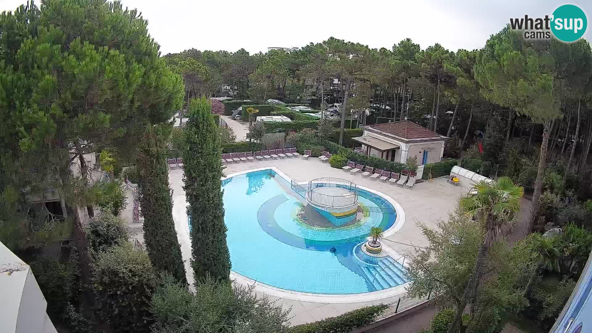 Piscina Villaggio Mare Blu EN VIVO webcam Bibione Pineda – Italia