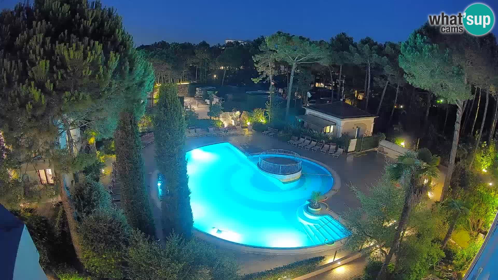 Piscina Villaggio Mare Blu webcam LIVE Bibione Pineda – Italia