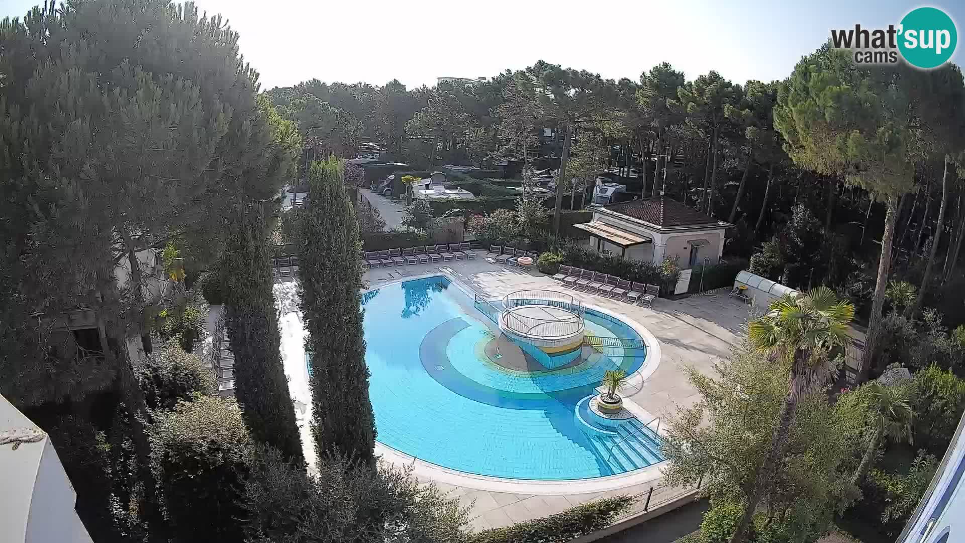 Piscina Villaggio Mare Blu webcam LIVE Bibione Pineda – Italia