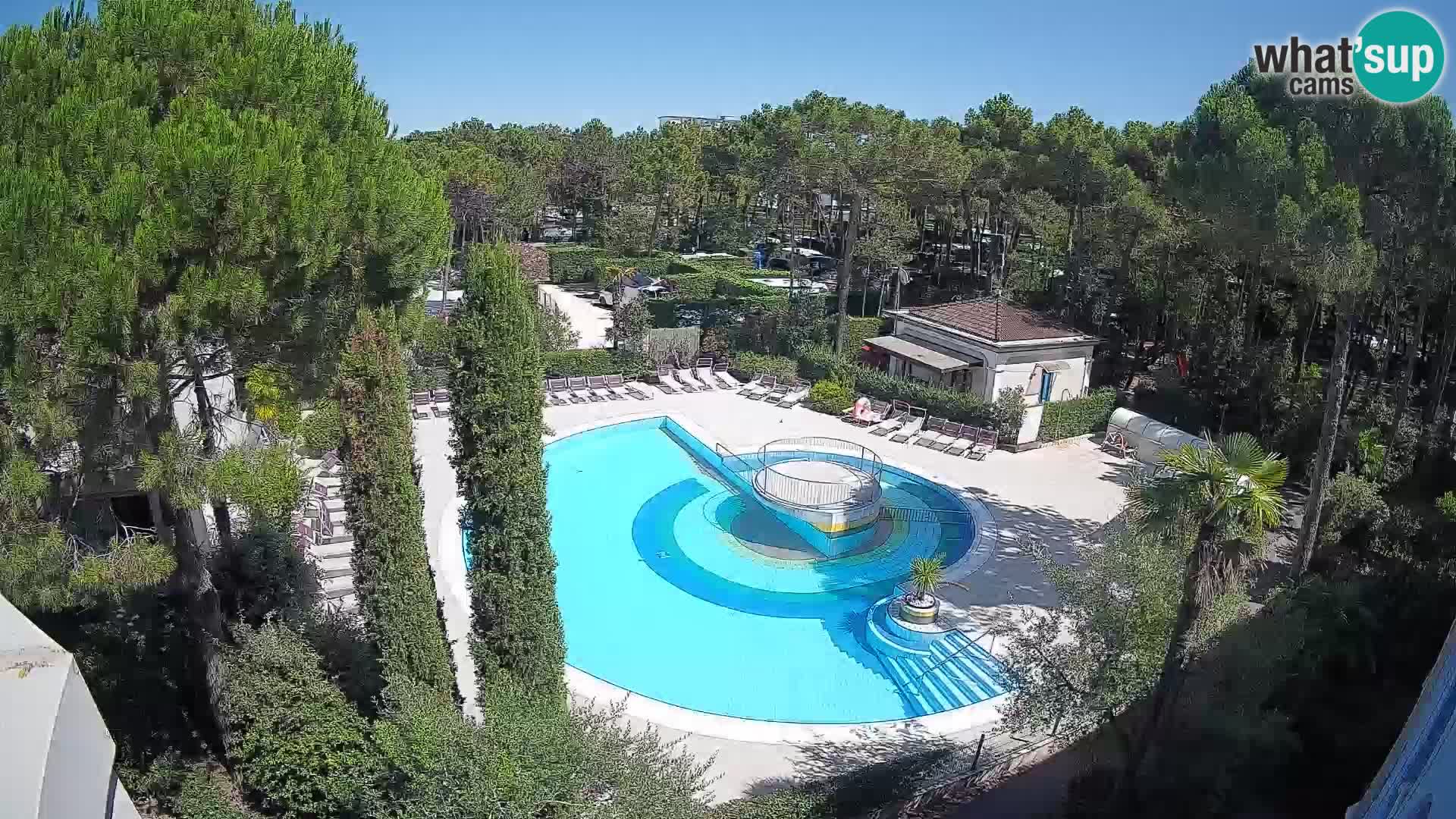 Villaggio Mare Blu piscine LIVE webcam Bibione Pineda – Italie