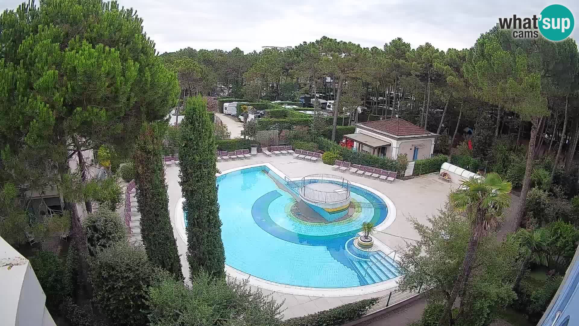 Piscina Villaggio Mare Blu EN VIVO webcam Bibione Pineda – Italia